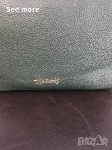 HARRODS несесер естествена кожа, снимка 4 - Портфейли, портмонета - 51295542