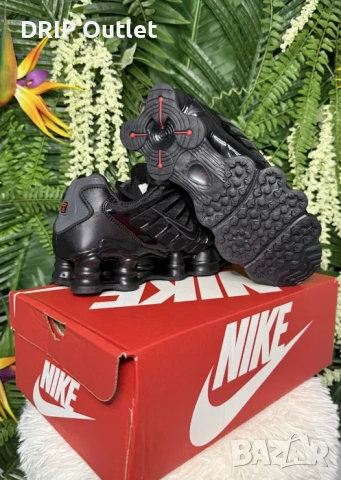 !НОВИ! Nike Shox TL | Triple Black | + КУТИЯ, снимка 7 - Маратонки - 54167980