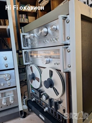 Комплект Akai AM2250 * Akai AT2250 * Akai unit rack (шкаф)), снимка 3 - Ресийвъри, усилватели, смесителни пултове - 54707242