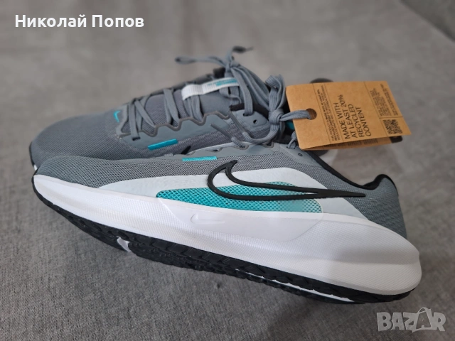 МЪЖКИ МАРАТОНКИ NIKE DOWNSHIFTER 13 СИВО-БЕЛИ