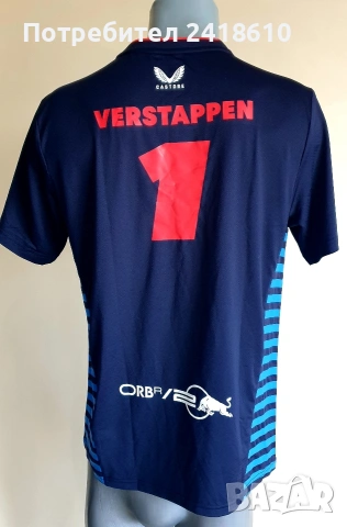 Castore Formula1 Max Verstappen Mens Size M НОВО! ОРИГИНАЛ! Мъжка Тениска!, снимка 2 - Тениски - 54567198