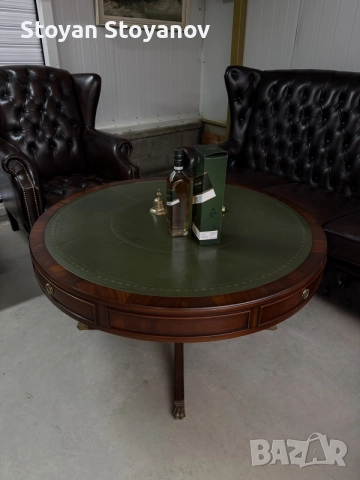 Кръгла маса HELDENSE – Fine English Style Furniture, снимка 4 - Маси - 55281966