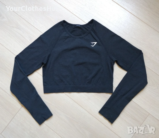 Gymshark Vital Crop Top S size Дамска спортна блуза