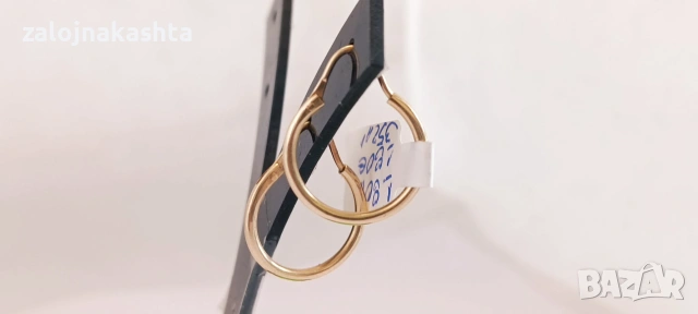 Златни обеци-1,80гр/14кр