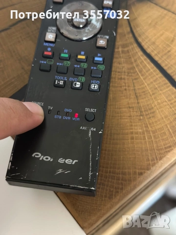 Дистанционно PIONEER AXD1564 TV/STB/DVD/DVR/VCR REMOTE, снимка 4 - Дистанционни - 55080864