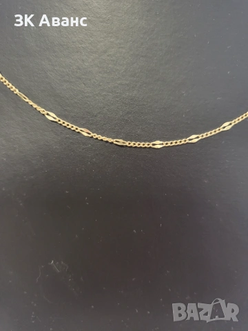златен дамски синджир - 1,67гр(14К), снимка 2 - Колиета, медальони, синджири - 53956571