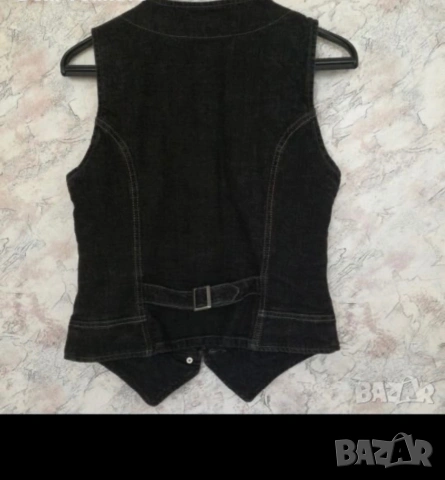 Дамско Елече DENIM, снимка 5 - Елеци - 24098770