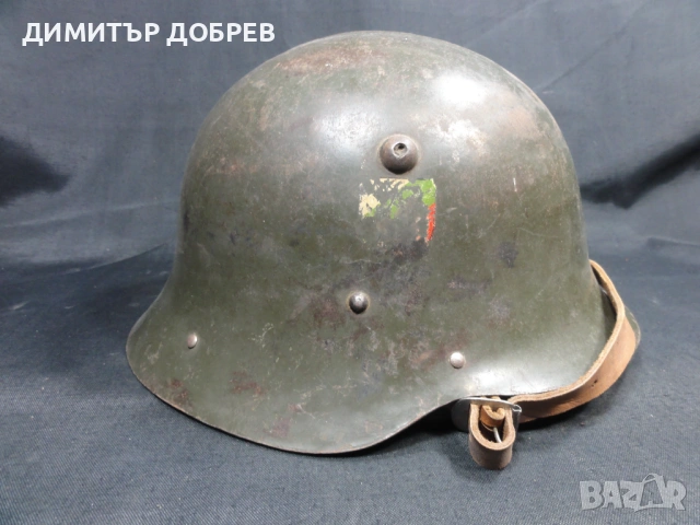 СТАРА БЪЛГАРСКА ВОЕННА КАСКА ШЛЕМ М36, снимка 7 - Антикварни и старинни предмети - 53964732