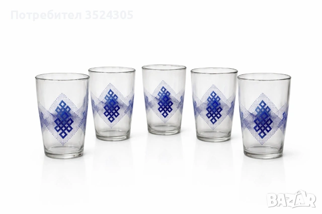 6 стари чаши за вино, вода или лимонада