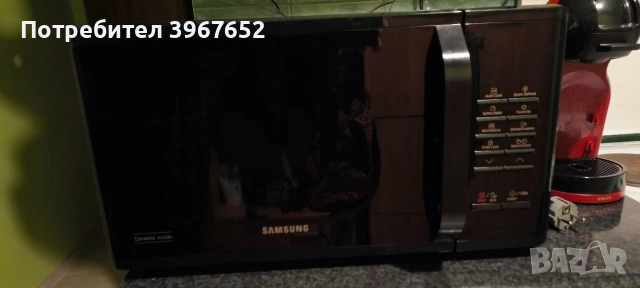Микровълнова 800W Samsung 23л, снимка 4 - Микровълнови - 54099292