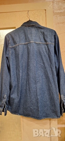 2 броя дънкови ризи,ХЛ и 2ХЛ, снимка 4 - Ризи - 54202348