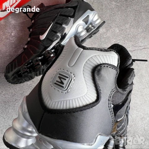 НАМАЛЕНИ👟Nike Shox TL black and silver , снимка 3 - Маратонки - 51292719