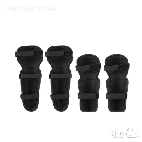 Комплект наколенки и налакътници Mercado Trade, Черно-Червено, снимка 3 - Аксесоари и консумативи - 54284373