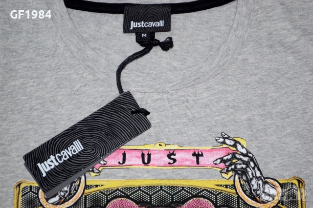 Just Cavalli - мъжка тениска, размер М, снимка 2 - Тениски - 25225079