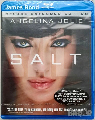 Блу Рей (Blu Ray) Агент Солт (Salt) с БГ субтитри. Запечатан. Издание за България