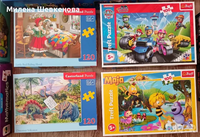 Детски пъзели+две настолни игри 4-7/8г., снимка 4 - Игри и пъзели - 55340589