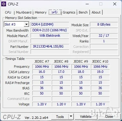RAM Goodram IRIDIUM 8GB DDR4 2133MHz, снимка 3 - RAM памет - 55482136