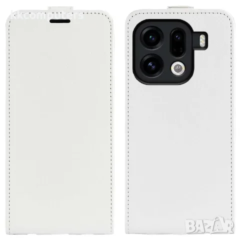 За OPPO Find X9 Pro R64 Texture Вертикален Кожен Калъф със Слот за Карта и Скрийн Протектор – 4 цвят, снимка 2 - Калъфи, кейсове - 55362867