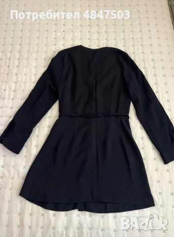 Официална черна рокля Zara, снимка 3 - Рокли - 54784673