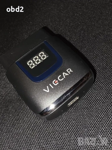 Viecar Mini OBD2 Скенер с Bluetooth 5.0, Дисплей (Волтметър) и USB-C, снимка 5 - Аксесоари и консумативи - 55008944