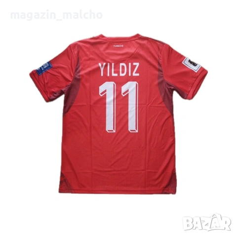 Мъжка Футболна Тениска – NIKE FF Turkey Yildiz 11; размери:S, M, L, XL, 2XL, снимка 2 - Спортни дрехи, екипи - 54669935
