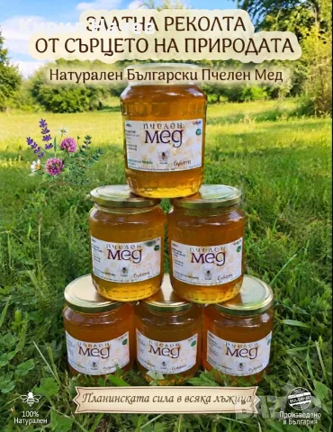 Натурален пчелен мед 