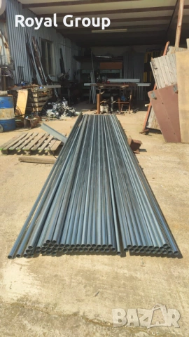 Поцинковани тръби - колове за ограда , снимка 2 - Огради и мрежи - 54367202
