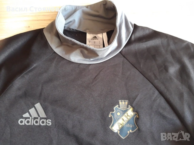 АИК Солна Швеция / AIK Stockholm Sweden Adidas training - размер S, снимка 3 - Фен артикули - 54608074