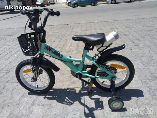 X Детски велосипед 14" ROBO мента, снимка 8 - Велосипеди - 54395049