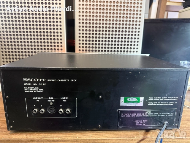 SCOTT CD 67-R Marque Hifi SCOTT Casette Deck, снимка 8 - Декове - 54305152