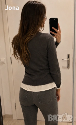 ZARA елегантен пуловер , снимка 2 - Блузи с дълъг ръкав и пуловери - 54582273
