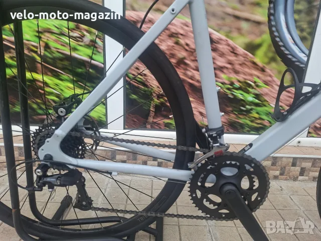  Продавам шосеен велосипед за велотуризъм Triban RC 120 Disc, снимка 5 - Велосипеди - 55325407