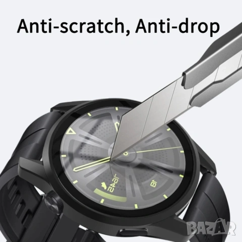 Huawei Watch GT 3 / GT 3 Pro / GT Runner / Твърд удароустойчив кейс с протектор, снимка 3 - Смарт гривни - 41046342