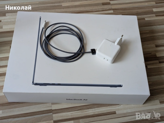 MacBook Air 15,3  M3 16/256 8CPU/10GPU -  97% батерия, снимка 9 - Лаптопи за работа - 55243907