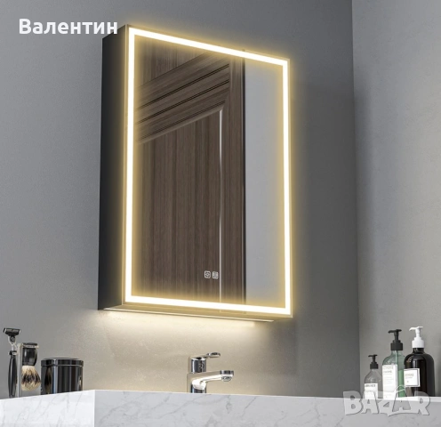 LED димируем шкаф за баня HOMCOM
