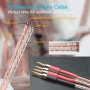 Hi-Fi кабел за тонколони с накрайници тип банани и вилици 13AWG , снимка 6