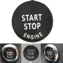 Бутон START/STOP за BMW – Черен или Червен | Декоративен капак за старт бутон, снимка 2