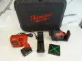 Резервиран Milwaukee M12 3PL - 3D зелен лазерен нивелир, снимка 1