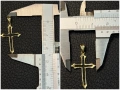 Златен кръст чисто нов 14 к 585 gold zlaten krast , снимка 11
