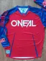  O'NEAL MAYHEM LITE BLOCKER RED/BLUE - мъжка мотокрос блуза р-р 2XL, снимка 4
