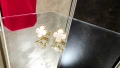 Van Cleef & Arpels VCA Gold Mother of Pearl Vintage Alhambra Clips Дамски Обеци, снимка 4