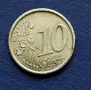 Монета от 10 евро цента Италия 2002 г., снимка 2
