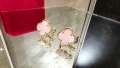 Van Cleef & Arpels VCA Gold Pink Opal Vintage Alhambra Clips Дамски Обеци, снимка 2