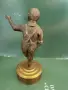Стара бронзова фигура малка скулптора, снимка 3