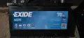 Акумулатор Exide Start-Stop AGM 70Ah 760A (R+) – отличен, тестван, снимка 1