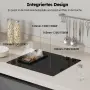 Индукционен котлон за вграждане, 7000W, 4 зони, Bridge функция, 60 см, COVERCOOK, снимка 6