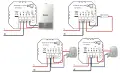  Интелигентен WiFi термостат WT20R-BH-3A-W, 5-45°C, с Bluetooth, бял, снимка 5