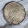 USA 1 Dollar 1923 Peace Dollar • Сребро .900 • патина, снимка 4
