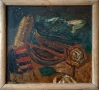 Картина "След буря", худ. Атанас Коцев, 1992 г., снимка 1