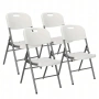 Комплект 4 броя сгъваеми кетъринг столове за градина и събития - удобни и издръжливи, снимка 1